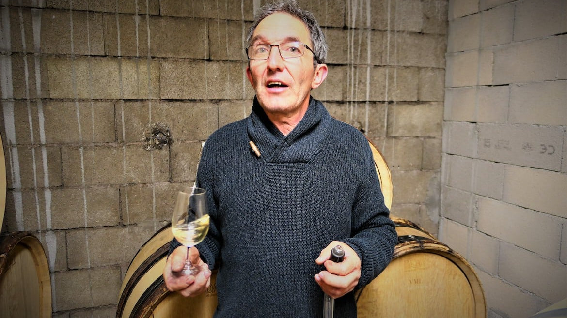 Wijnmaker Eric Supply van Supply-Royer, Mont Baudile, Languedoc, Frankrijk - Lekker Sapje
