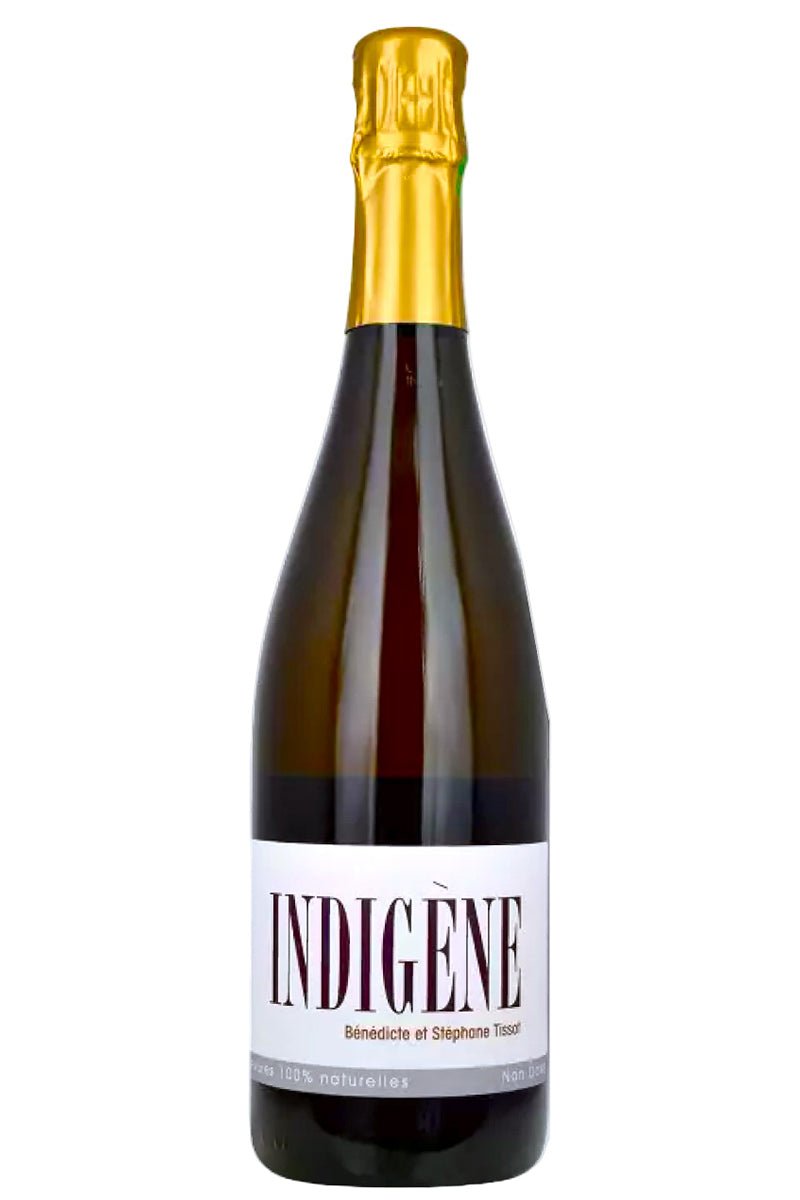 Indigene, Cremant du Jura, Benedicte en Stephane Tissot, AOP Arbois, Jura, Frankrijk, mousserende wijn
