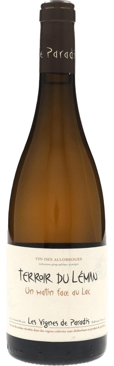 Chasselas 'Un matin face au lac', Les Vignes de Paradis, Savoie - Lekker Sapje - Wijn voor mensen met humor