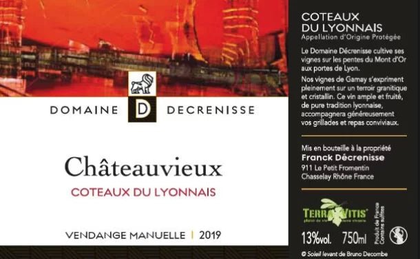 Gamay Châteuvieux, Décrenisse, Côteaux du Lyonnais - Lekker Sapje - Wijn voor mensen met humor