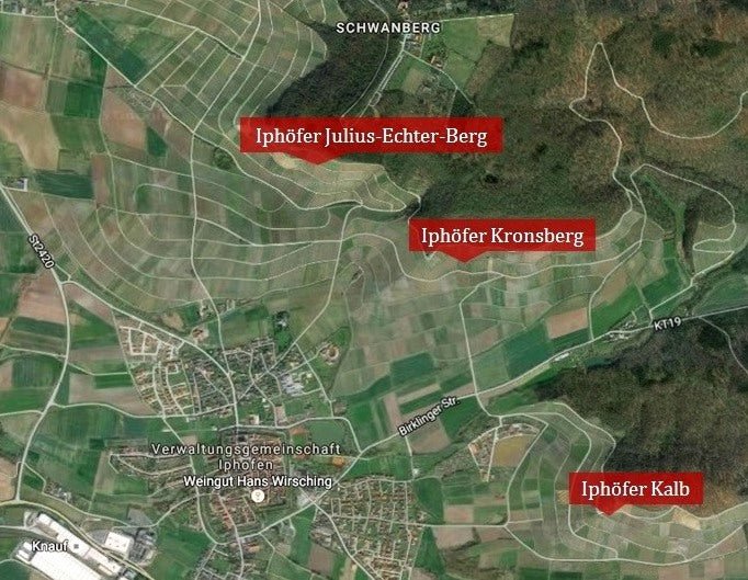 Silvaner 1e Lage Kronsberg Alte Reben, Hans Wirsching, Franken 2021 - Lekker Sapje - Wijn voor mensen met humor