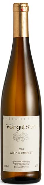 Würzer Kabinett, Storr, Rheinhessen, zoete wijn Duitsland - Lekker Sapje - Wijn voor mensen met humor