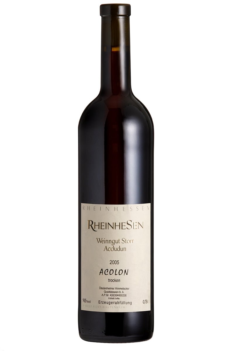 Acolon, Weingut Storr, Rheinhessen, Duitsland, rode wijn