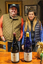 Francois en Claudine Gaunoux, wijnmaakster bij Domaine Francois Gaunoux, Meursault, Bourgogne, Frankrijk