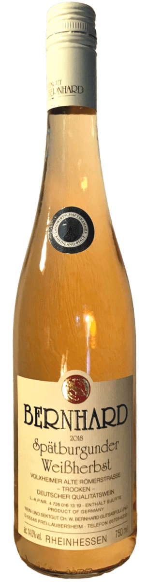Rosé, Spätburgunder Weißherbst, Bernhard, Rheinhessen - Lekker Sapje - Wijn voor mensen met humor