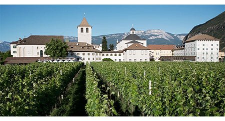 Wijnhuis- en klooster Muri-Gries in Bolzano, Alto-Adige