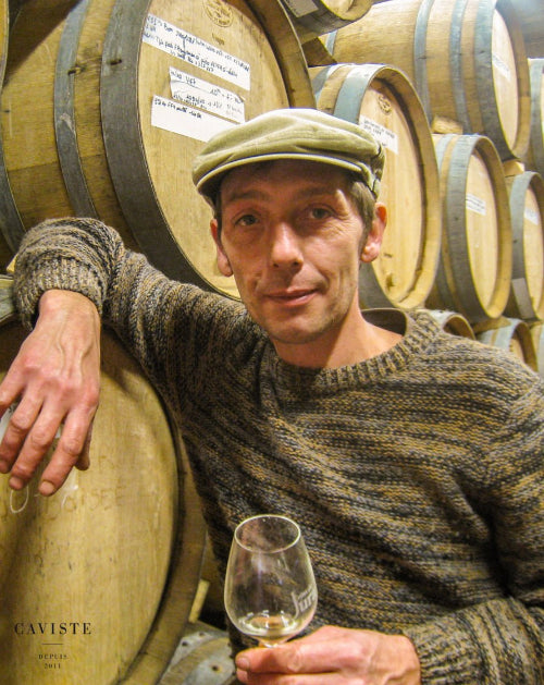 Wijnmaker Julien Labet van Domaine Labet, Rotalier, Cotes du Jura, Frankrijk