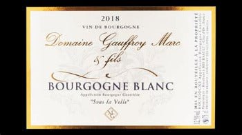 Bourgogne Sous la Velle, Domaine Gauffroy, Meursault - Lekker Sapje - Wijn voor mensen met humor