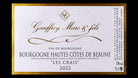 Gauffroy Marc & Fils, Chardonnay Les Crais, Hautes Côtes de Beaune - Lekker Sapje - Wijn voor mensen met humor