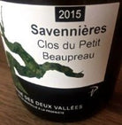Savennières Clos du Petit Beaupreau, Loire, Frankrijk - Lekker Sapje - Wijn voor mensen met humor